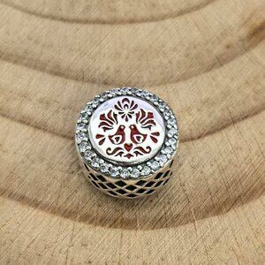 Pandora Jewelry Hungarian Folk Motif Charm, S925 Silver Jewelry